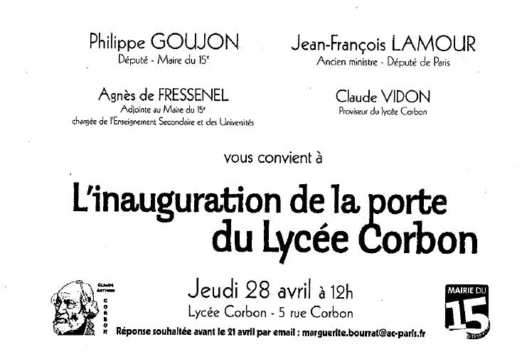 Invitation Corbon